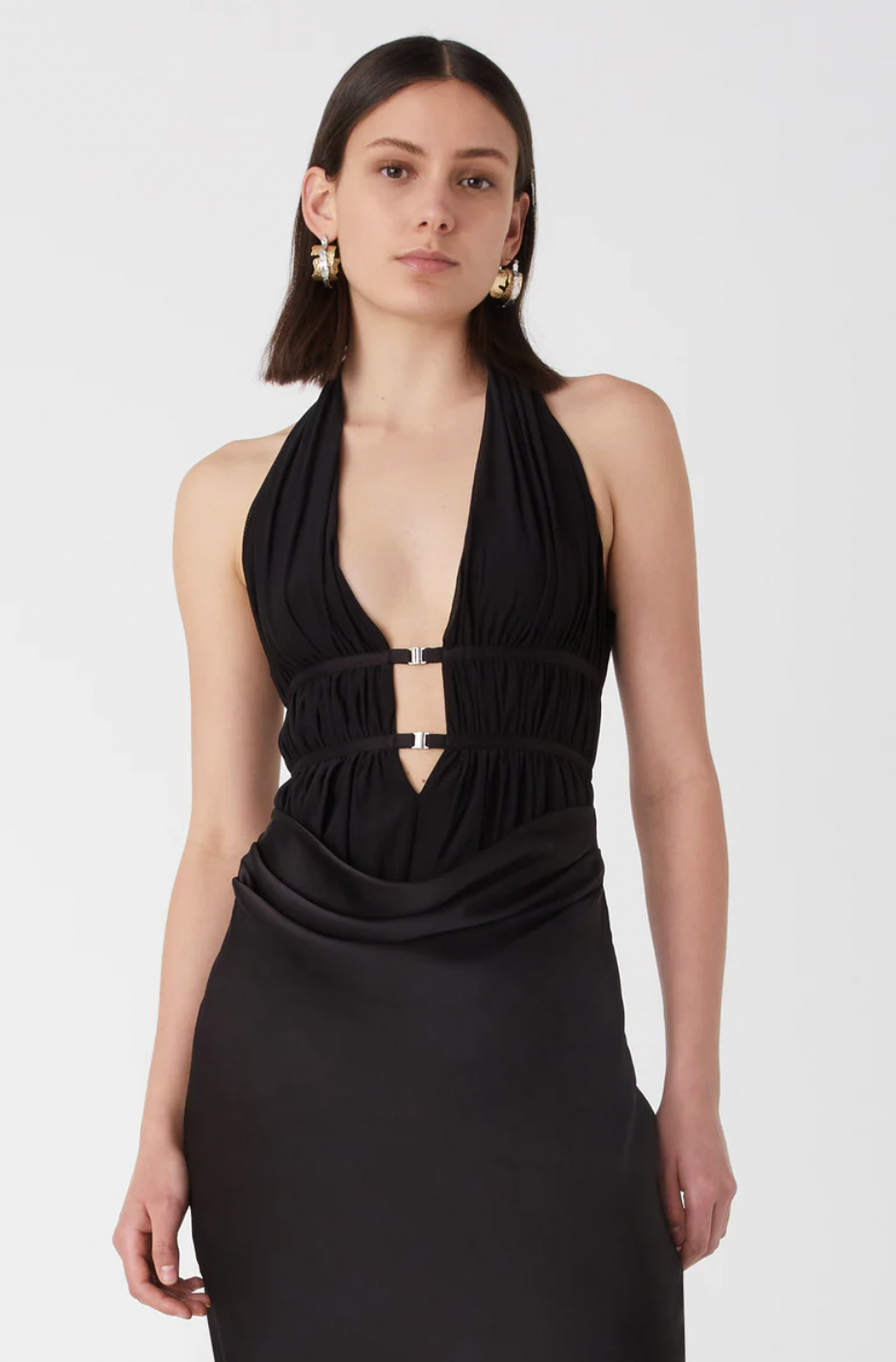 Misha Celine Maxi Dress Black Size S & M